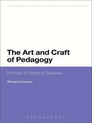 cover image of The Art and Craft of Pedagogy